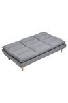 Living and Home Grey Pull Out Sleeper Sofa Bed thumbnail 4