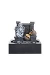 Living and Home Indoor Tabletop Sitting Angel Fountain with LED Light thumbnail 3