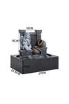 Living and Home Indoor Tabletop Sitting Angel Fountain with LED Light thumbnail 6