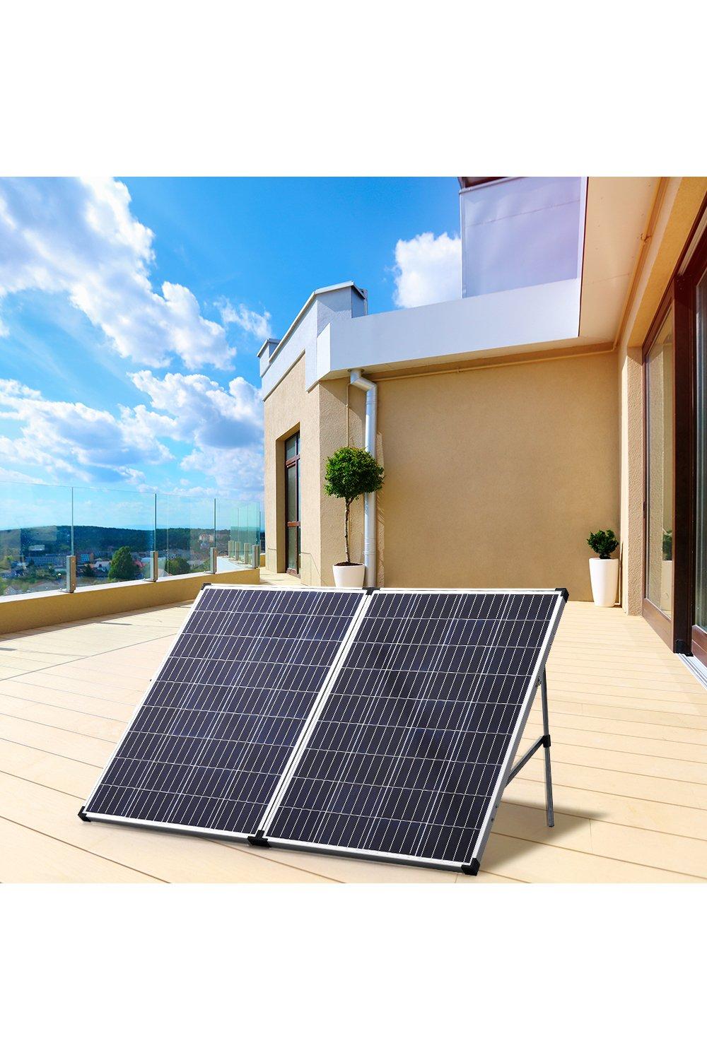 200W Portable Folding Solar Panel Kit