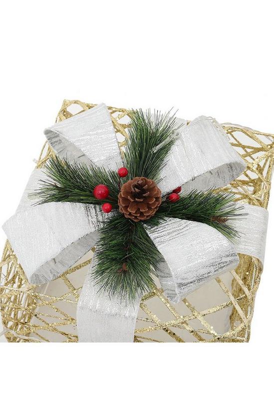 Living and Home Set of 3 Christmas Decorative Gift Box 6