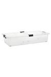 Living and Home Plastic Underbed Storage Box with Wheels thumbnail 1