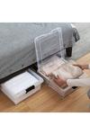 Living and Home Plastic Underbed Storage Box with Wheels thumbnail 2