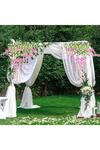Living and Home 12 Pcs Hanging Artificial Wisteria Vine for Wedding Decoration thumbnail 2