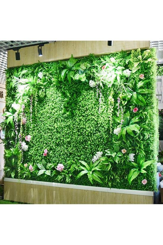 Living and Home 6 Pcs Artificial Boxwood Plant Panel Wall Decoration Privacy Hedge Screen 4