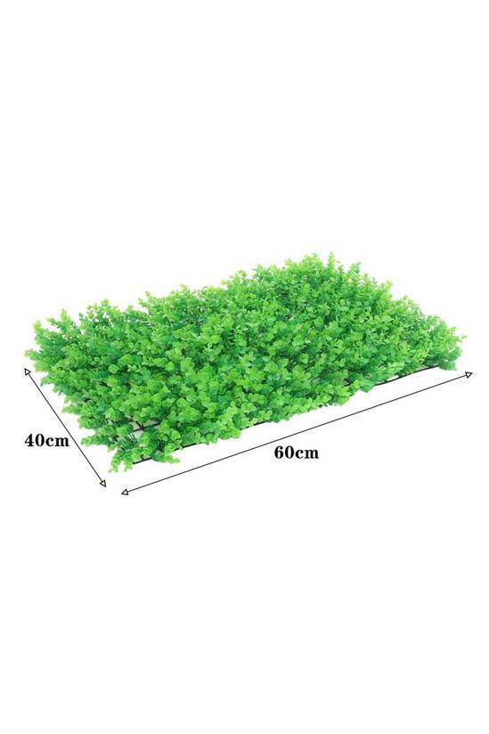 Living and Home 6 Pcs Artificial Boxwood Plant Panel Wall Decoration Privacy Hedge Screen 6
