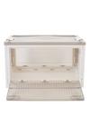 Living and Home Transparent Folding Storage Box with Wheels thumbnail 2