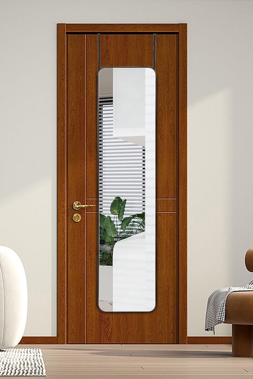 Full Length Mirror with Rounded Corners Door Hanging