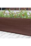 Living and Home 1X30M Brown Fabric Privacy Screen thumbnail 1