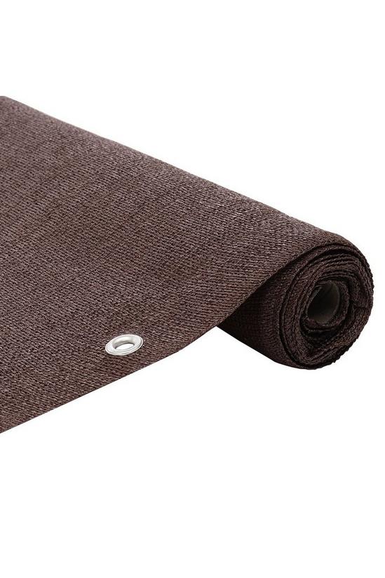 Living and Home 1X30M Brown Fabric Privacy Screen 3
