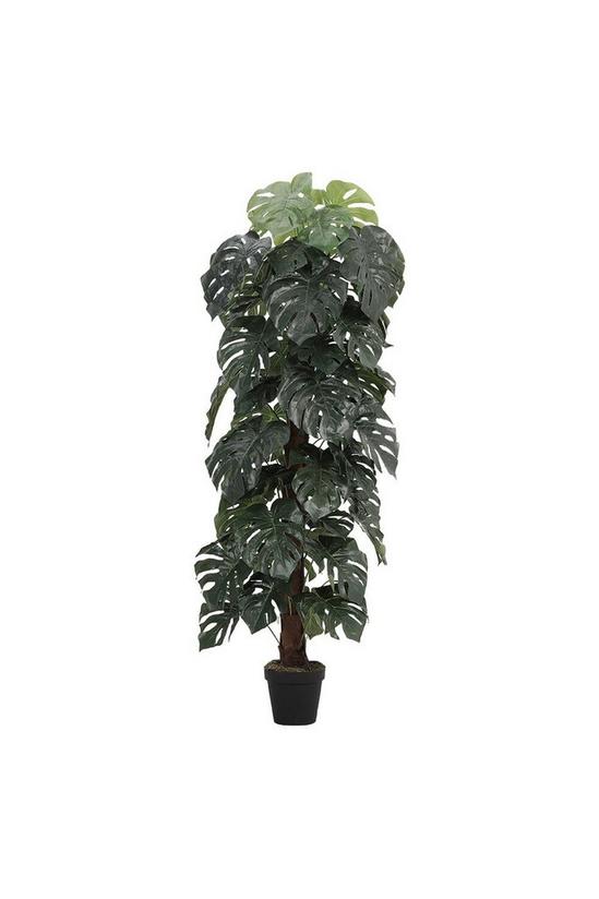 Living and Home Artificial Monstera Plant Large Greenery Home Decor with Pot 4