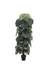 Living and Home Artificial Monstera Plant Large Greenery Home Decor with Pot thumbnail 5