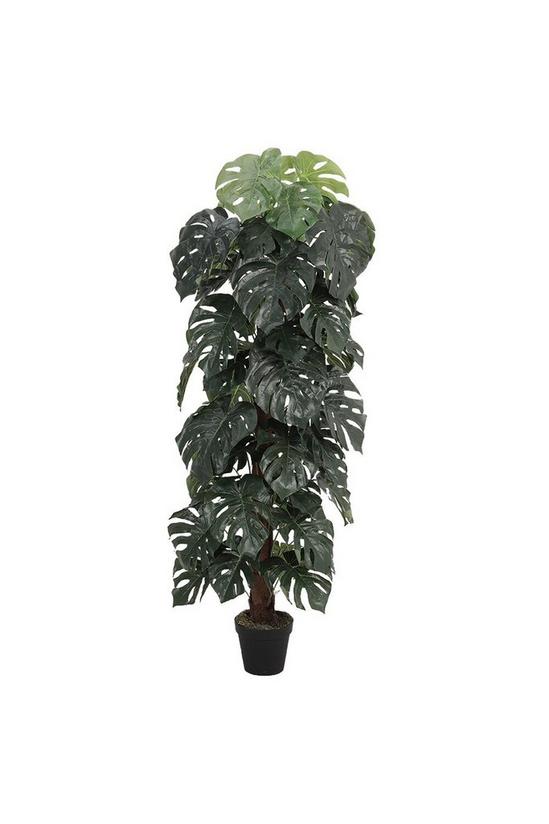 Living and Home Artificial Monstera Plant Large Greenery Home Decor with Pot 5
