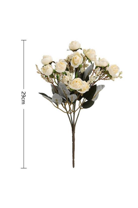Living and Home Artificial Silk Rose Bouquet Wedding Decoration 6