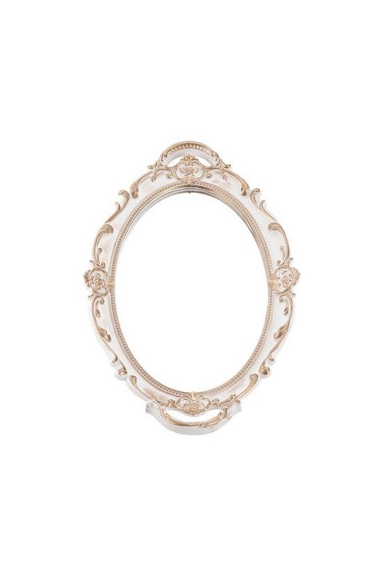 Living and Home Antique Decorative Mirror Tray Photo Prop 2