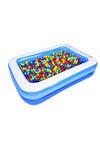 Living and Home Family Inflatable Rectangular Paddling Swimming Pool thumbnail 2