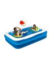 Living and Home Family Inflatable Rectangular Paddling Swimming Pool thumbnail 3