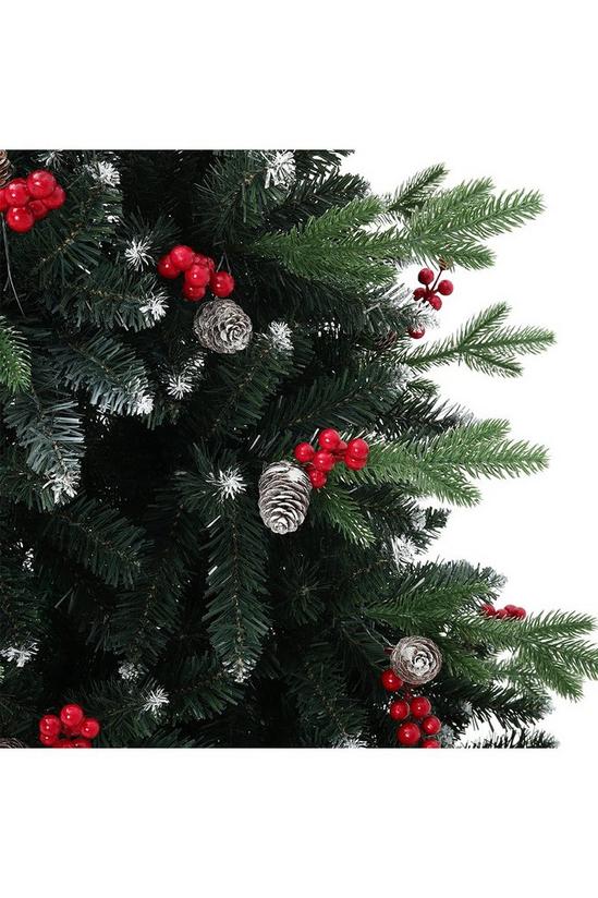 Living and Home 1.8m Natural Looking Artificial Frosted Christmas Tree for Home 4