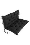 Living and Home Sun Lounger Cushion Chair Sofa Cushion Dark Grey 150 cm x 50cm thumbnail 2