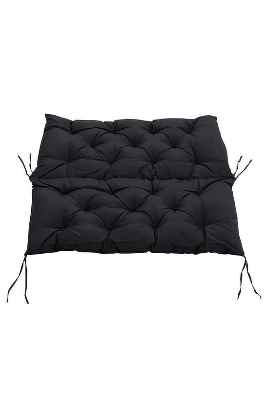 Living and Home Sun Lounger Cushion Chair Sofa Cushion Dark Grey 150 cm x 50cm 3