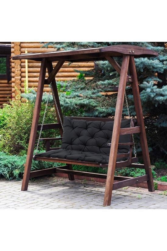 Living and Home Sun Lounger Cushion Chair Sofa Cushion Dark Grey 150 cm x 50cm 6