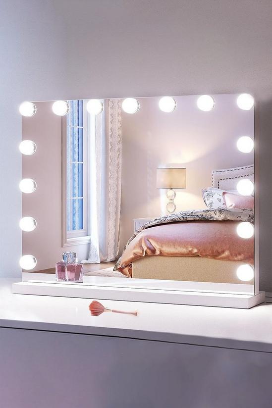 Makeup Mirrors | Dimmable Hollywood LED Makeup Vanity Mirror | Living and Home