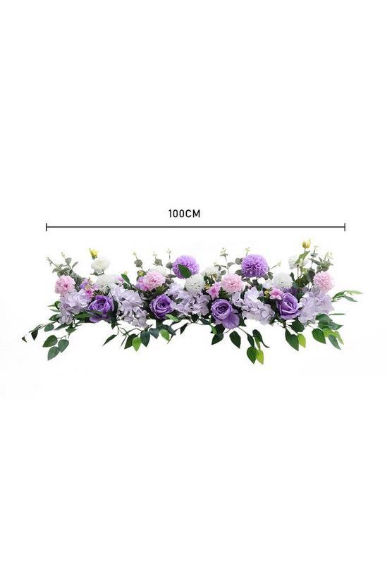 Living and Home Artificial Mixed Flowers Wedding Aisle Decor 2