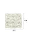 Living and Home Thick Knit Sofa Blanket thumbnail 4