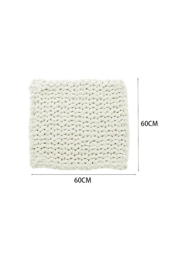 Living and Home Thick Knit Sofa Blanket 4