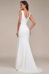 Ever Pretty Sleeveless Ruched Sweetheart Fit and Flare Wedding Dress thumbnail 2