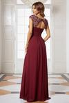 Ever Pretty Flattering A-Line Chiffon Lace Evening Dress for Wedding with Cap Sleeve thumbnail 2