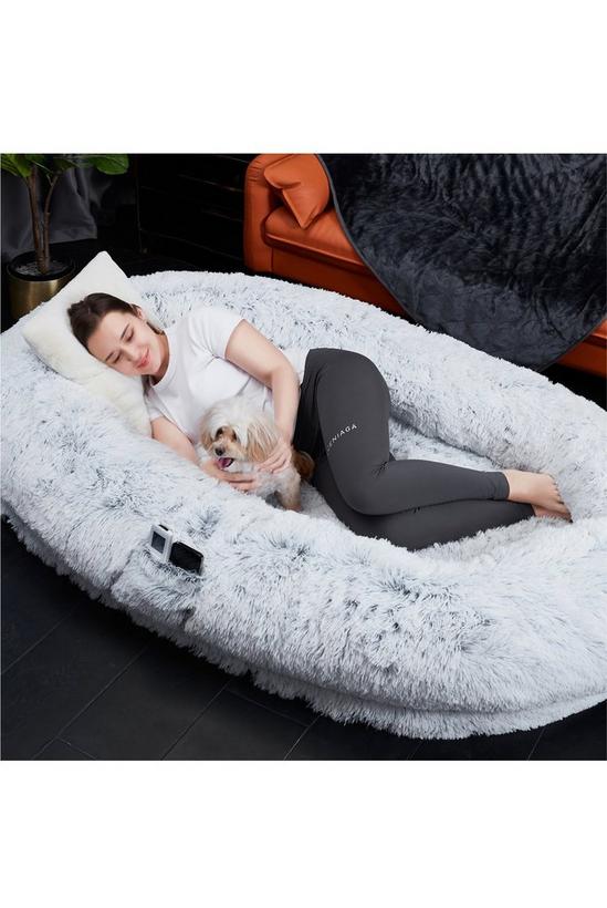 Ezysleep Faux Fur Human Pet Bed 1
