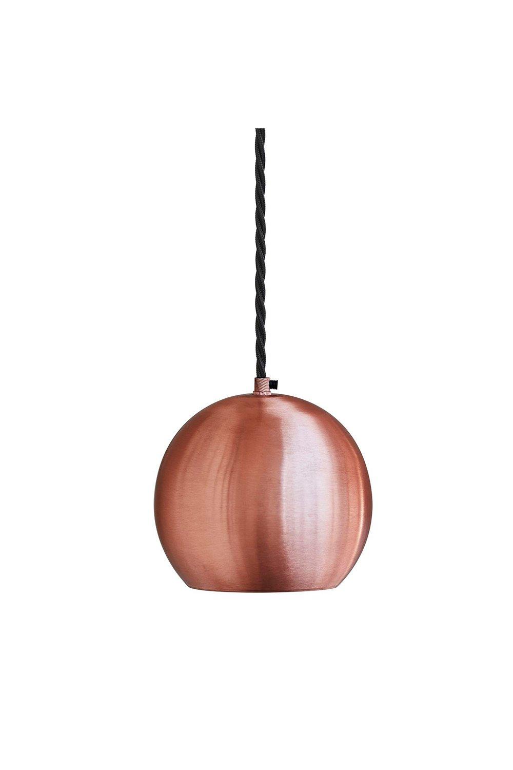 The Globe Collection Pendant, 1 Wire, Copper