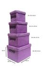 Topfurnishing Set Of 2 Kids Storage Basket Organiser With Handles 38 x 26 x 20 cm thumbnail 5