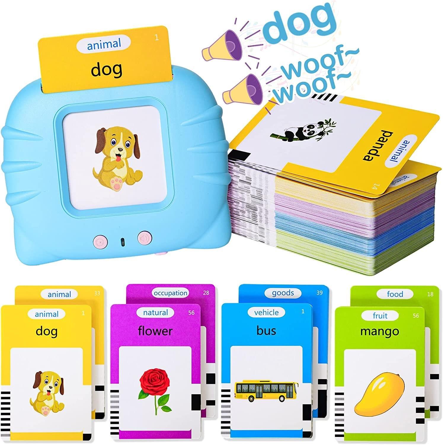 Talking Flash Cards Early Learning Toy for Toddlers with 224 Cards