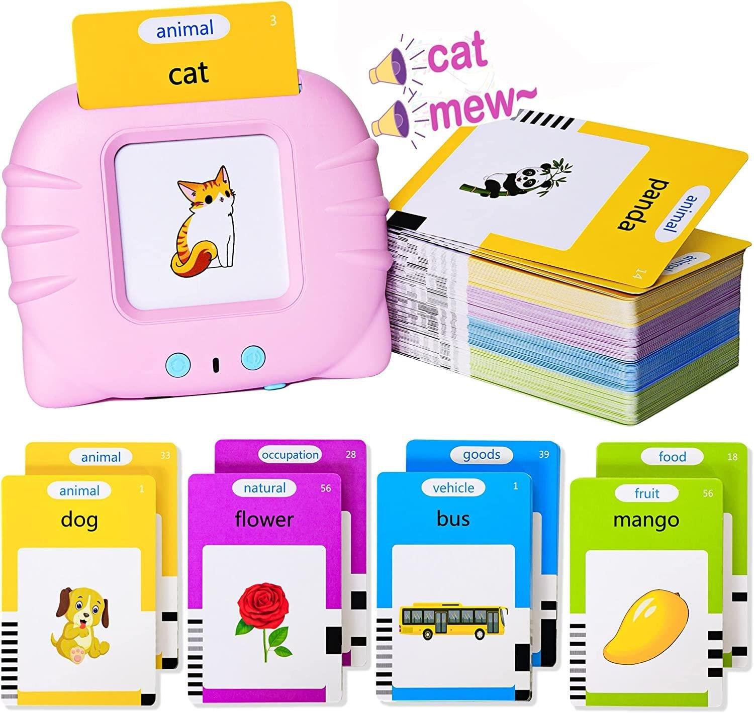 Talking Flash Cards Early Learning Toy for Toddlers with 224 Cards