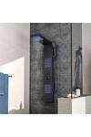 Living and Home Modern Wall Mount Shower Panel Tower System with LED Lights thumbnail 2
