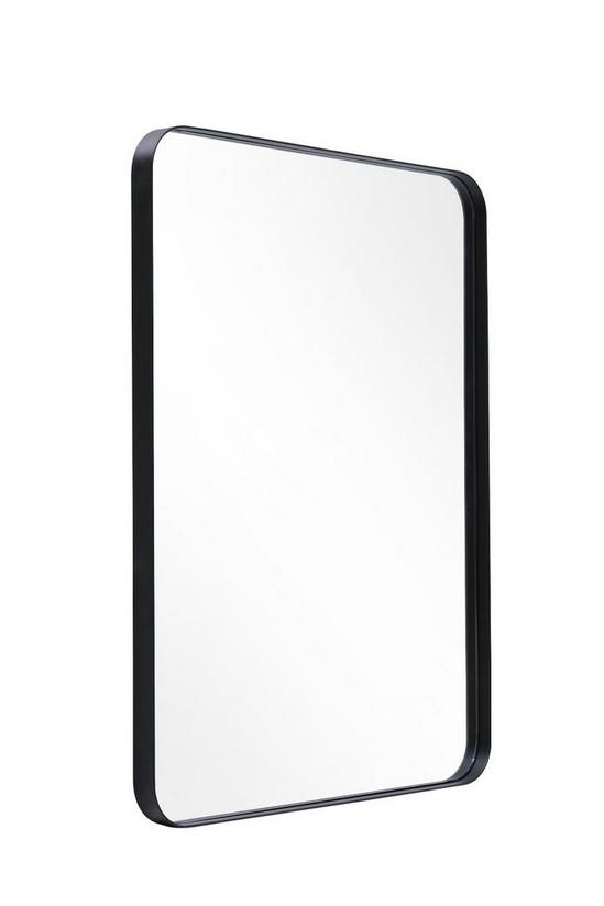 Living and Home 122*3.5*76cm Aluminum Frame Bathroom Vanity Wall Mirror with Rounded Corner 3