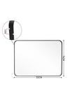 Living and Home 122*3.5*76cm Aluminum Frame Bathroom Vanity Wall Mirror with Rounded Corner thumbnail 6