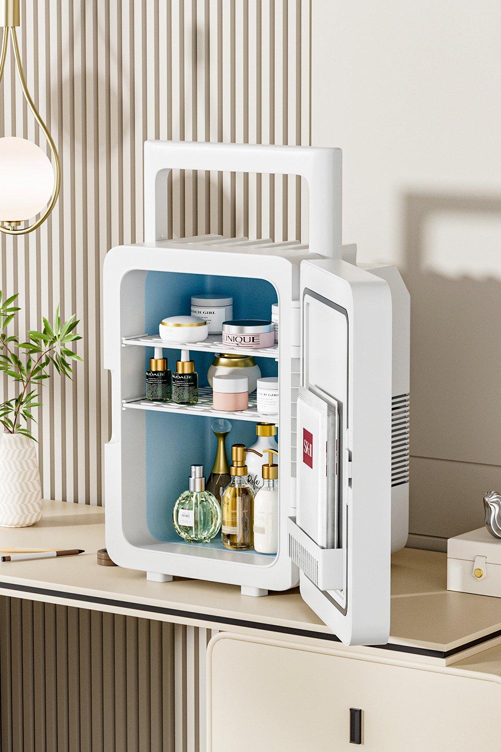 10L Dual-Use Mini Refrigerator White