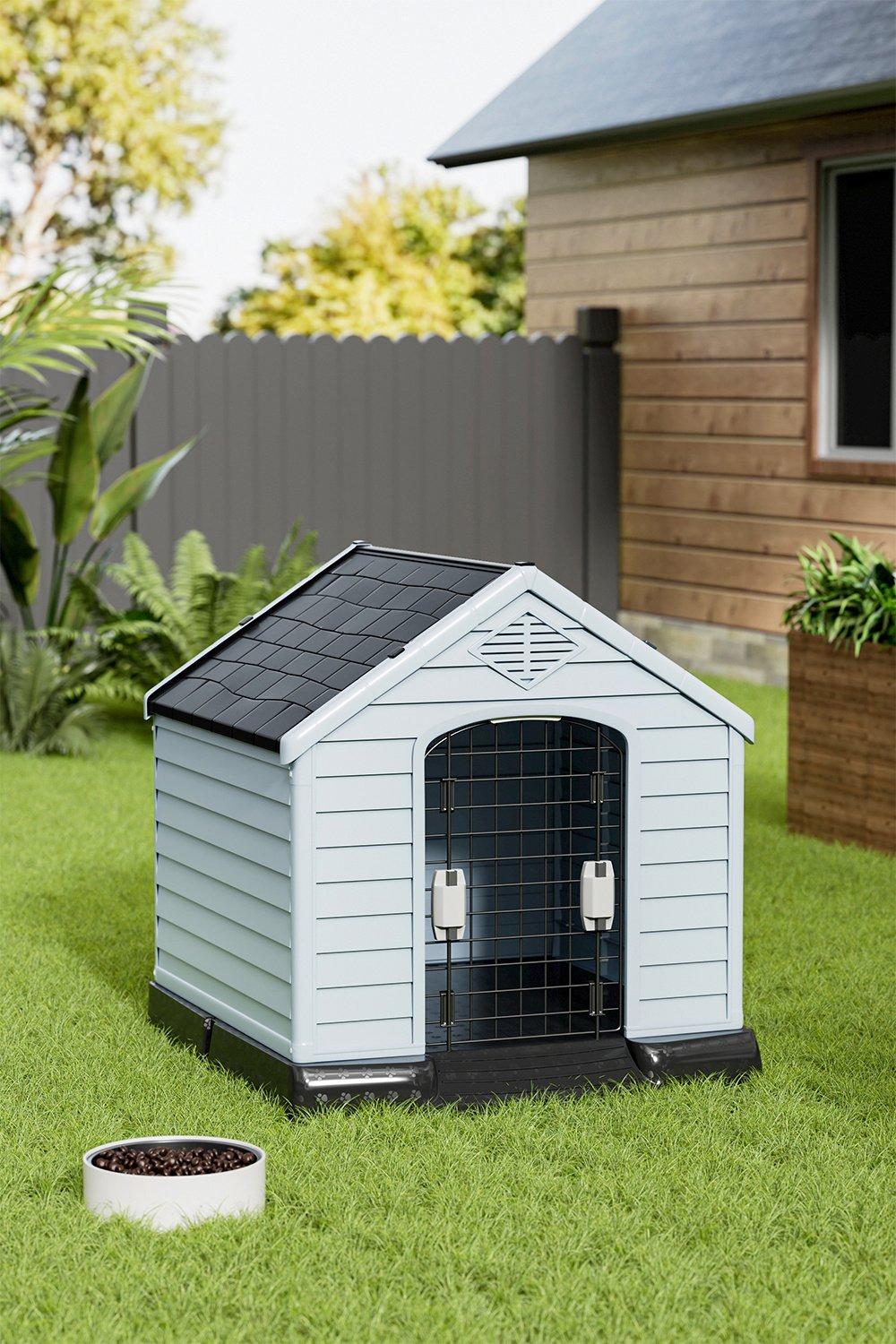 Outdoor Waterproof Dog House with Air Vents and Door