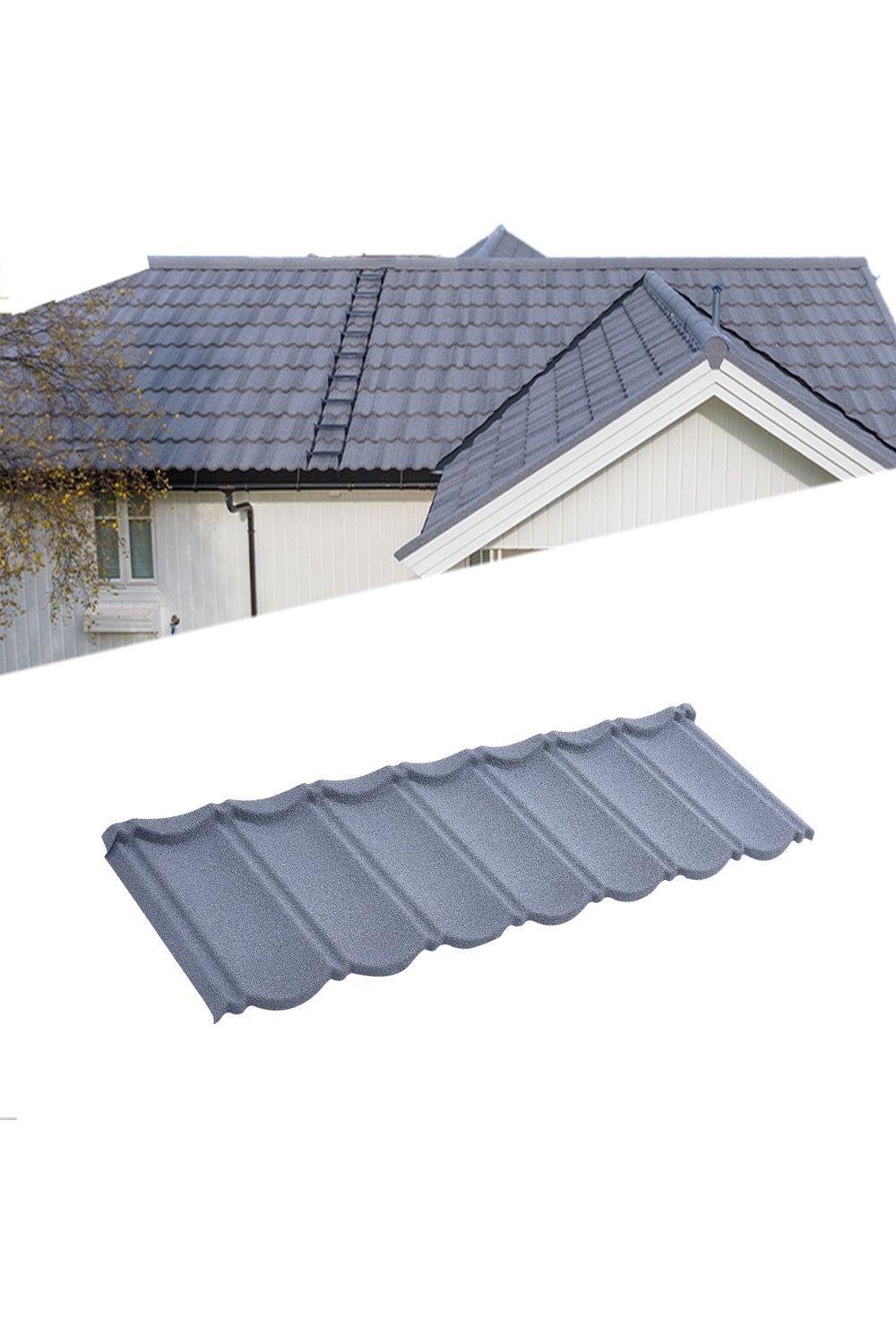5Pcs Bond Tile Stone Coated Metal Roofing Shingles
