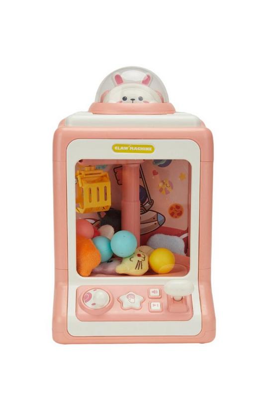 Living and Home Household Mini Clip Doll Claw Machine-Pink 2