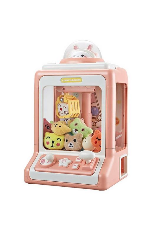 Living and Home Household Mini Clip Doll Claw Machine-Pink 3