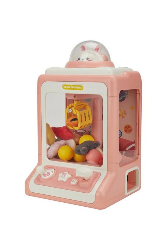 Living and Home Household Mini Clip Doll Claw Machine-Pink 4