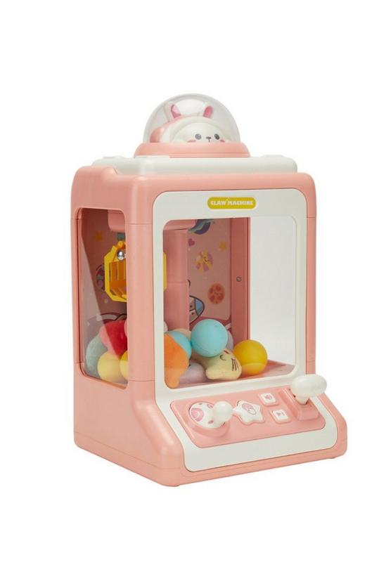 Living and Home Household Mini Clip Doll Claw Machine-Pink 5