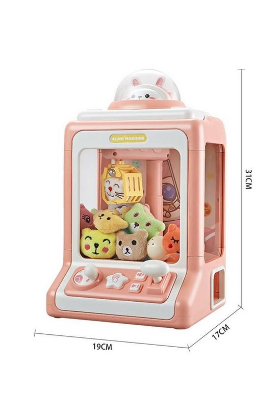 Living and Home Household Mini Clip Doll Claw Machine-Pink 6