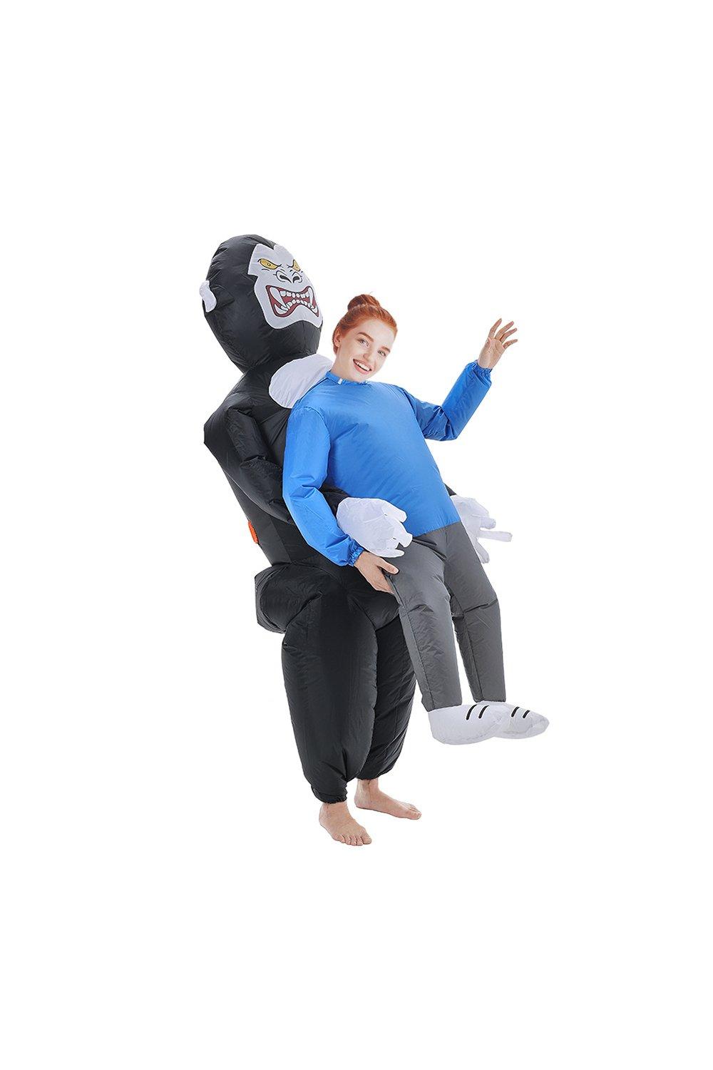 Halloween Scary Zombie Hostage Inflatable Costume for Adults