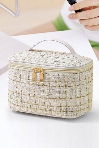 Product Large Toiletry Bag Cosmetic Bag Travel Makeup Bag Organizer for Women White