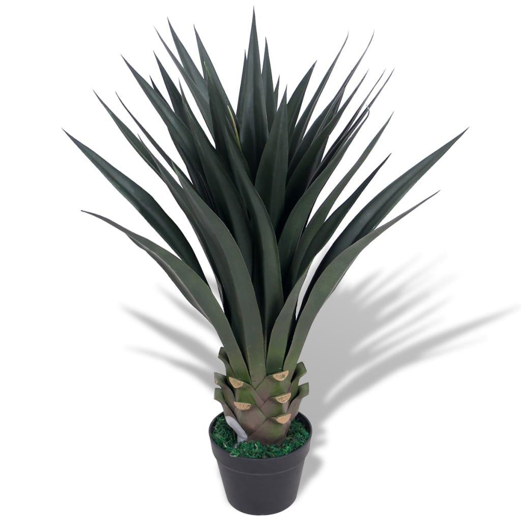 Artificial Yucca Plant with Pot 85 cm Green